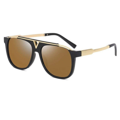 New Fashion Square Driving Retro Outdoor Flat Top Sunglasses For Men And Women-Unique and Classy