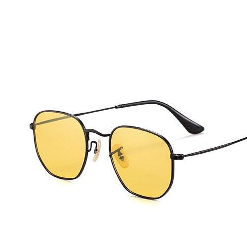 2020 Trendy Retro Fashion Round Square Metal Frame Classic Polarized Designer Vintage Brand Sunglasses For Men And Women-Unique and Classy