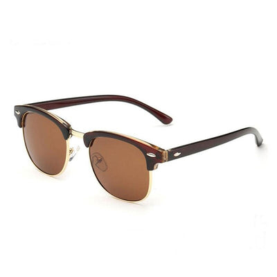 Semi Rimless Polarized Top Brand Sunglasses For Unisex-Unique and Classy