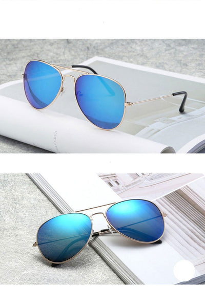 Designer Oversized Classic Gradient Shade Luxury Round Metal Frame Vintage Polarized Brand Sunglasses For Men And Women-Unique and Classy