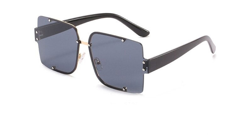 Big Square Vintage Gradient Shades Sunglasses For Unisex-Unique and Classy