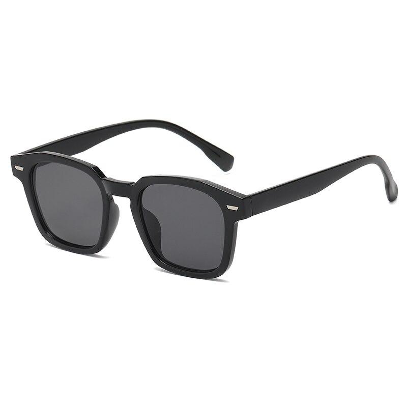 Luxury Rivet Square Designer Frame Classic Shades Sunglasses For Unisex-Unique and Classy