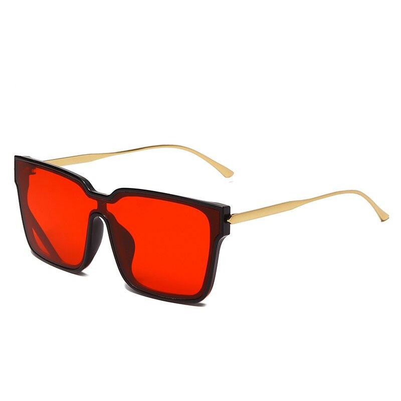 Classic Big Square Metal Frame Sunglasses For Men And Women-Unique and Classy