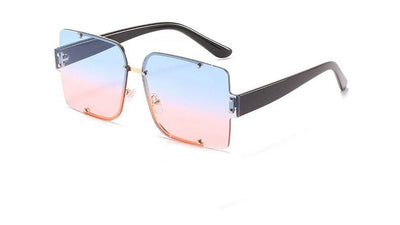 Big Square Vintage Gradient Shades Sunglasses For Unisex-Unique and Classy