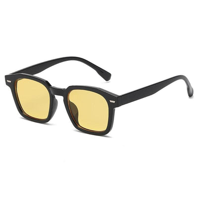 Luxury Rivet Square Designer Frame Classic Shades Sunglasses For Unisex-Unique and Classy