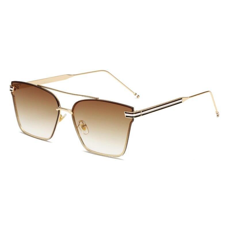 Retro Designer Brand Mirror Lens Gradient Sunglasses For Men And Women-Unique and Classy