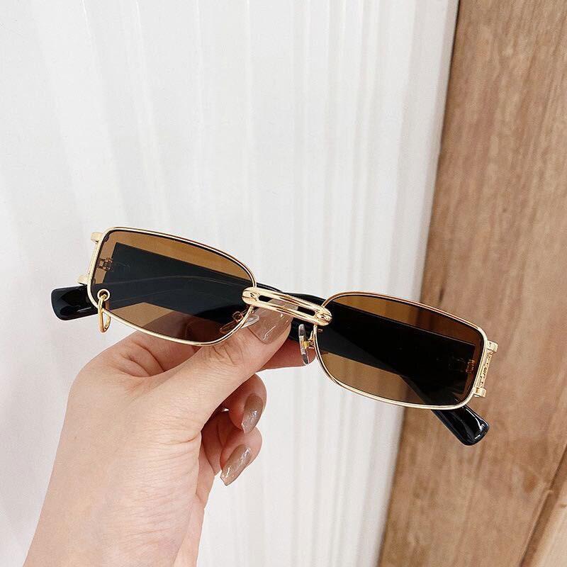 Luxury Vintage Metal Small Square Sunglasses For Men And Women-Unique and Classy