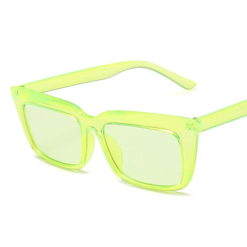 Trendy Retro Fashion Square Frame Designer Brand Sunglasses For Unisex-Unique and Classy