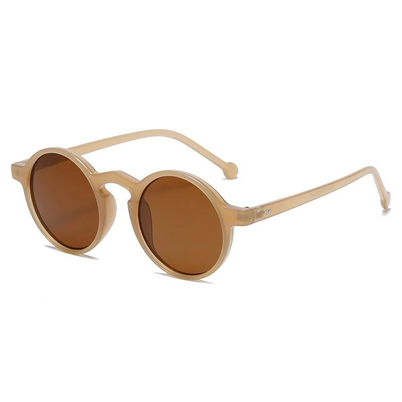Designer Round Frame Brand Retro Classic Vintage Sunglasses For Unisex-Unique and Classy