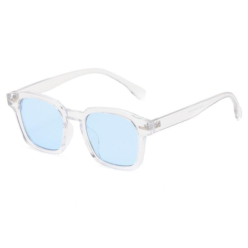 Luxury Rivet Square Designer Frame Classic Shades Sunglasses For Unisex-Unique and Classy