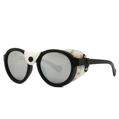 Vintage Polarized Fashion Oversized Round Steampunk Sunglasses For Men And Women-Unique and Classy