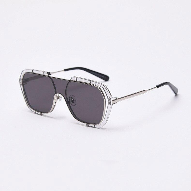 2020 Trendy Fashion Cool Unique Retro Shield Style Vintage Brand Designer Sunglasses For Men And Women-Unique and Classy