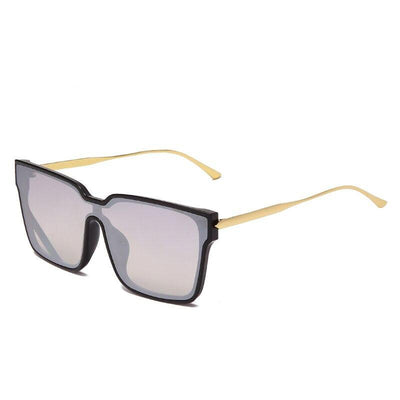 Classic Big Square Metal Frame Sunglasses For Men And Women-Unique and Classy