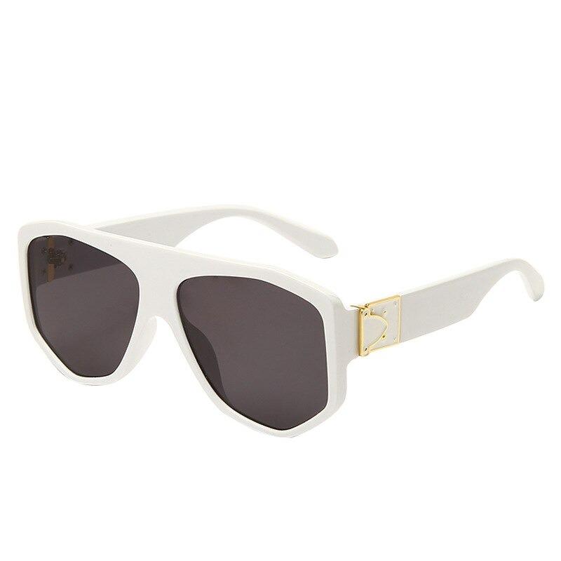 Oversized Square Frame Top Brand Designer Sunglasses For Unisex-Unique and Classy