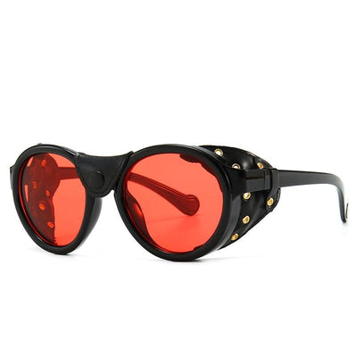 Vintage Polarized Fashion Oversized Round Steampunk Sunglasses For Men And Women-Unique and Classy