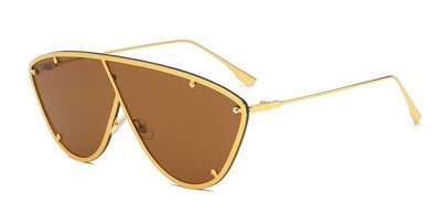 Vintage High Quality Retro Fashion Big Frame Luxury Brand Designer Sunglasses For Men And Women-Unique and Classy