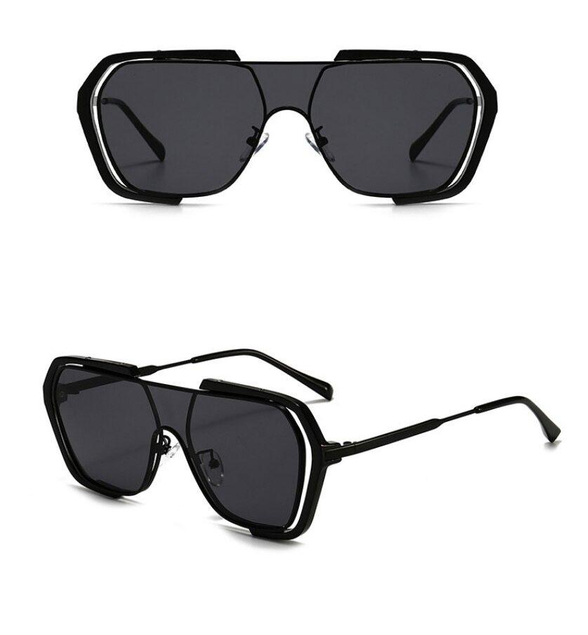 Big Square Frame Retro Fashion Outdoor Driving UV400 Protection Vintage Brand Designer Sunglasses For Men And Women-Unique and Classy