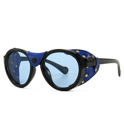 Vintage Polarized Fashion Oversized Round Steampunk Sunglasses For Men And Women-Unique and Classy