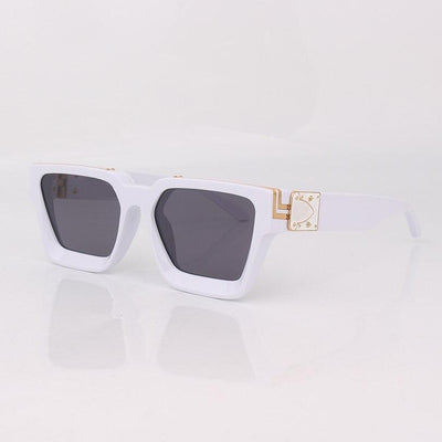 Classic Square Acetate Metal Frame Sunglasses For Unisex-Unique and Classy