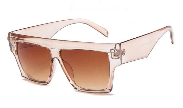 2019 Fashion Designer Oversized Square High Quality Big Frame Sunglasses For Men And Women-Unique and Classy