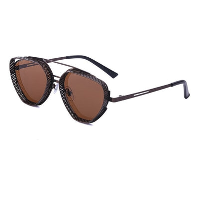 Retro Hollow Steampunk Cool Frame Sunglasses For Unisex-Unique and Classy