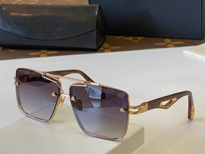 Luxury Pilot Retro Designer Fashion Vintage Polarized Classic Square Big Frame Stylish Mirror Lens Sunglasses For Men And Women-Unique and Classy