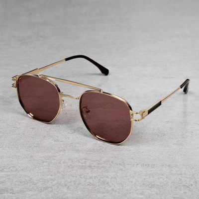 Stylish Colton Gold Purple Sunglasses For Men And Women-Unique and Classy
