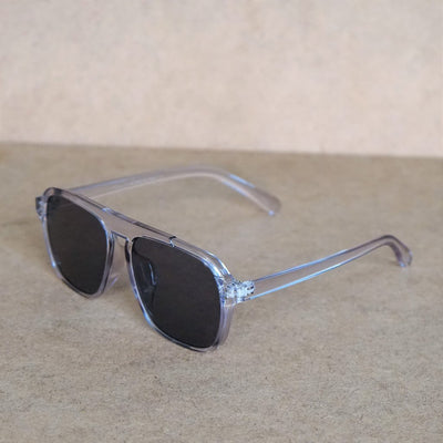 Stylish Square Winter Transparent Black Sunglasses For Men And Women-Unique and Classy