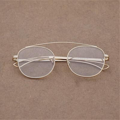 Curtis Gold Transparent Round Frame For Men And Women-Unique and Classy