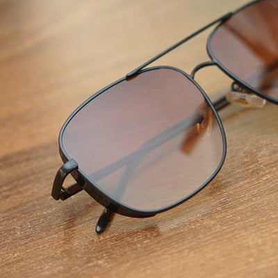 Rectangular Square Black Brown Sunglasses For Men And Women-Unique and Classy