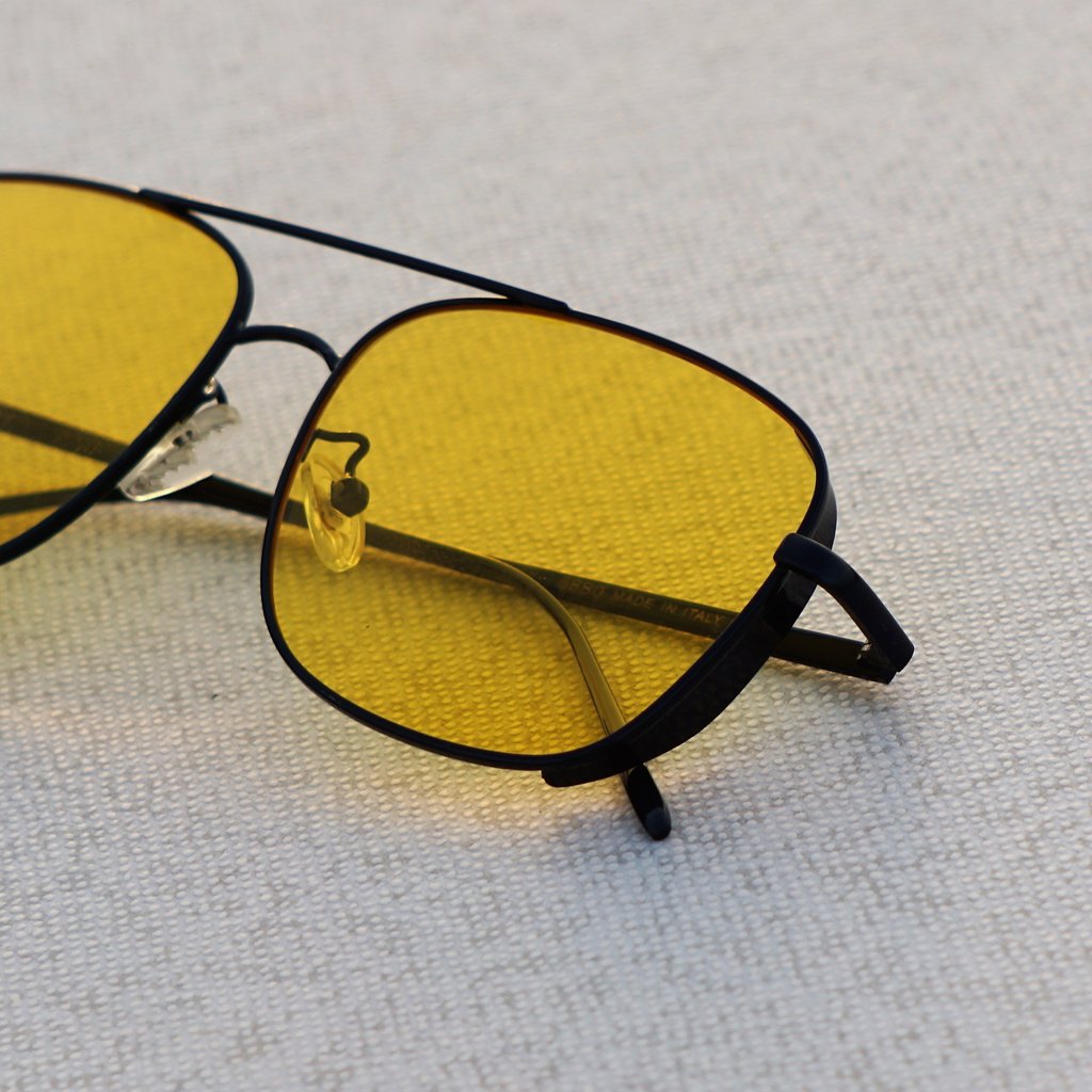 Rectangular Square Black Yellow Candy Sunglasses For Men And Women-Unique and Classy