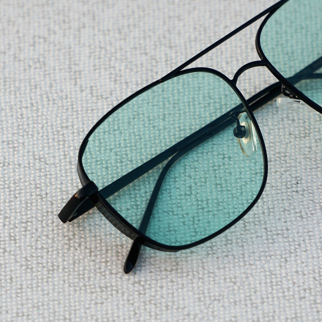 Rectangular Square Black Green Candy Sunglasses For Men And Women-Unique and Classy