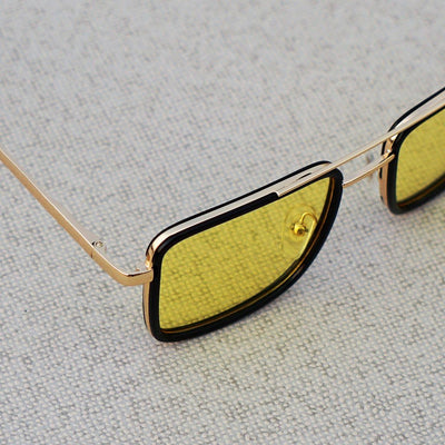 Classic Square Yellow Candy Premium Sunglasses For Men And Women-Unique and Classy