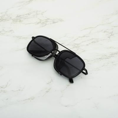 Square Black And Balck Sunglasses For Men And Women-Unique and Classy