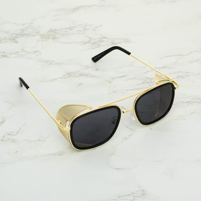 Square Red And Gold Sunglasses For Men And Women-Unique and Classy