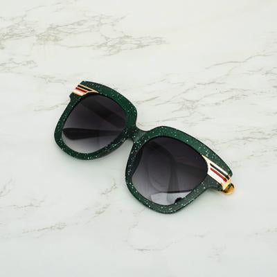 Rectangle Shaded Blue And Gold Sunglasses For Men And Women-Unique and Classy