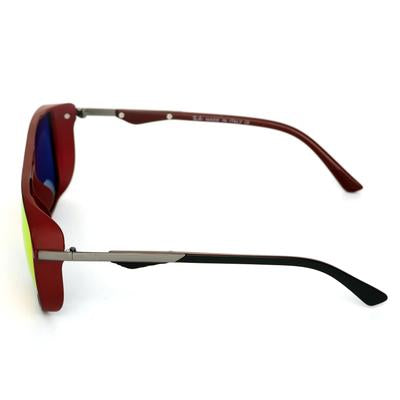 Rectangle Orange And Brown Polarized Sunglasses For Men And Women-Unique and Classy