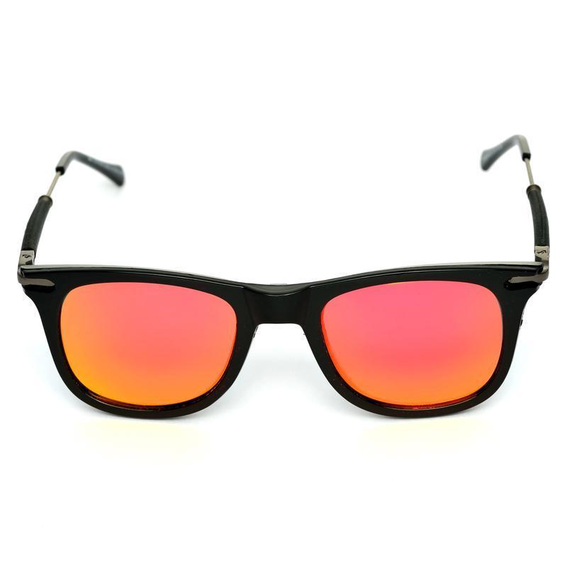 Way Oval Orange And Black Sunglasses For Men And Women-Unique and Classy