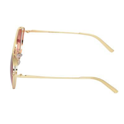 Square Pink And Gold Sunglasses For Men And Women-Unique and Classy