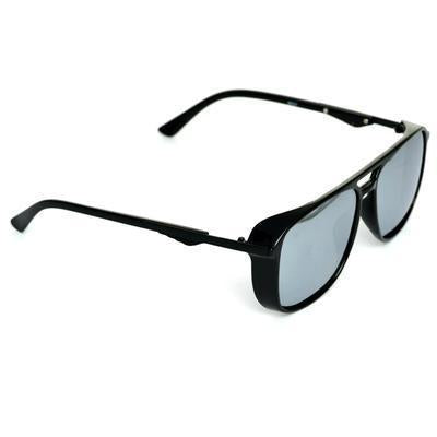 Rectangle Grey And Black Polarized Sunglasses For Men And Women-Unique and Classy