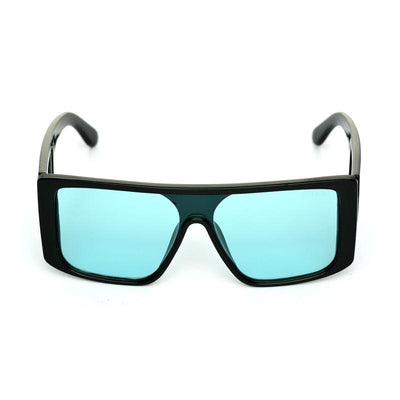 Rectangle Water Blue And Black Sunglasses For Men And Women-Unique and Classy