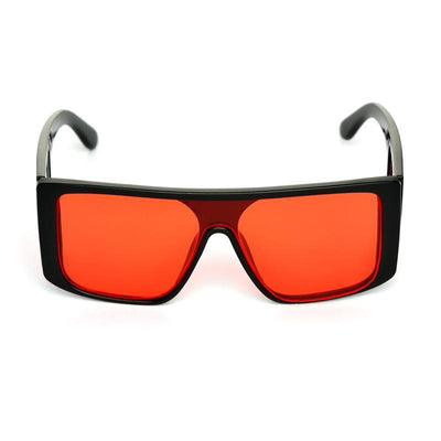 Rectangle Red And Black Sunglasses For Men And Women-Unique and Classy