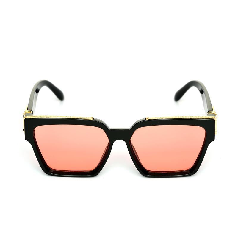 Rectangle Aqua Red And Black Sunglasses For Men And Women-Unique and Classy