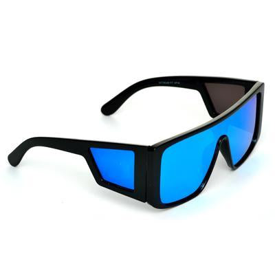 Rectangle Aqua Blue And Black Sunglasses For Men And Women-Unique and Classy