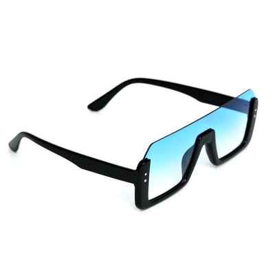 Way Oval Shaded Blue And Black Sunglasses For Men And Women-Unique and Classy