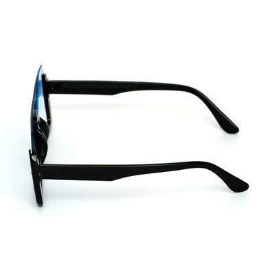 Way Oval Shaded Blue And Black Sunglasses For Men And Women-Unique and Classy