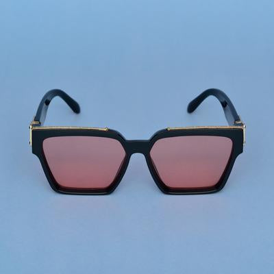 Rectangle Aqua Red And Black Sunglasses For Men And Women-Unique and Classy