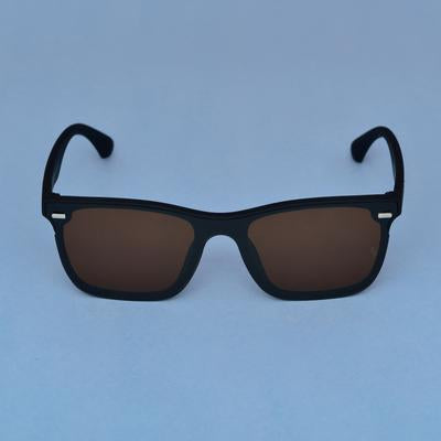 Classy Way Oval Brown And Black Sunglasses For Men And Women-Unique and Classy