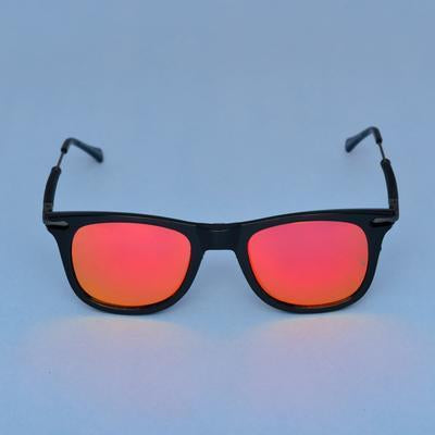 Way Oval Orange And Black Sunglasses For Men And Women-Unique and Classy
