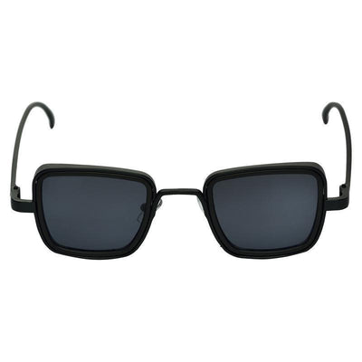 Black And Black Retro Square Sunglasses For Men And Women-Unique and Classy